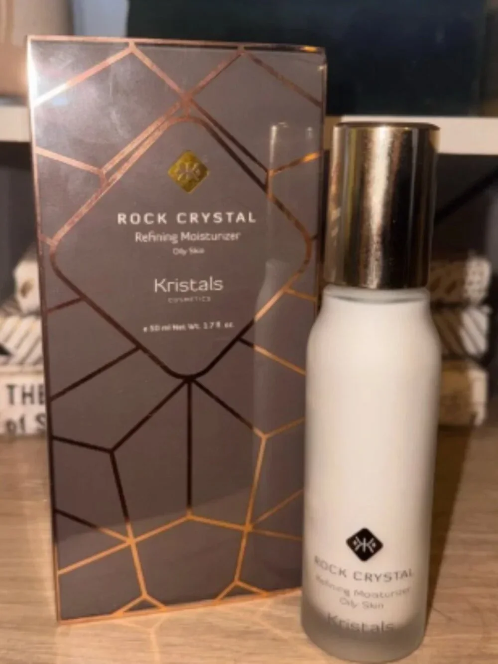 KRISTALS ROCK CRYSTAL REFINING MOISTURIZER DRY SKIN-1.7 fl oz / 50 ml-NEW-SEALED
